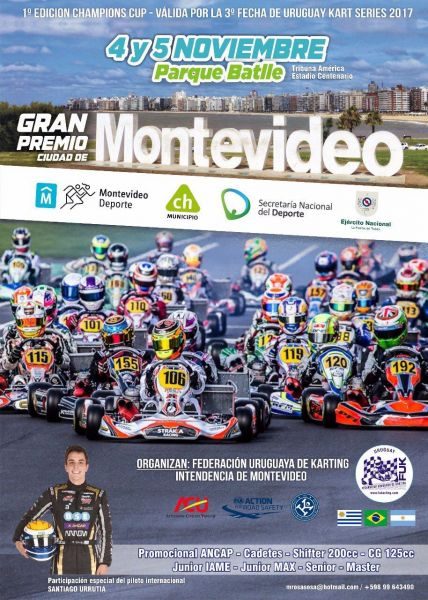 Renault Clio Cup Uruguay estará presente en el Gran Premio Ciudad de Montevideo de karting